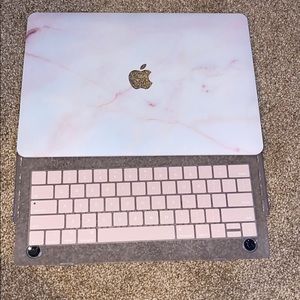 MacBook Air case with keyboard mat